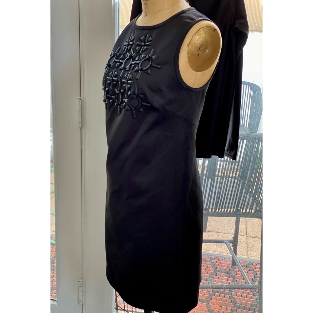 NWT Leon Max Limited Edition Max Studio Stud Embellished BLK Cocktail Dress SZ 2